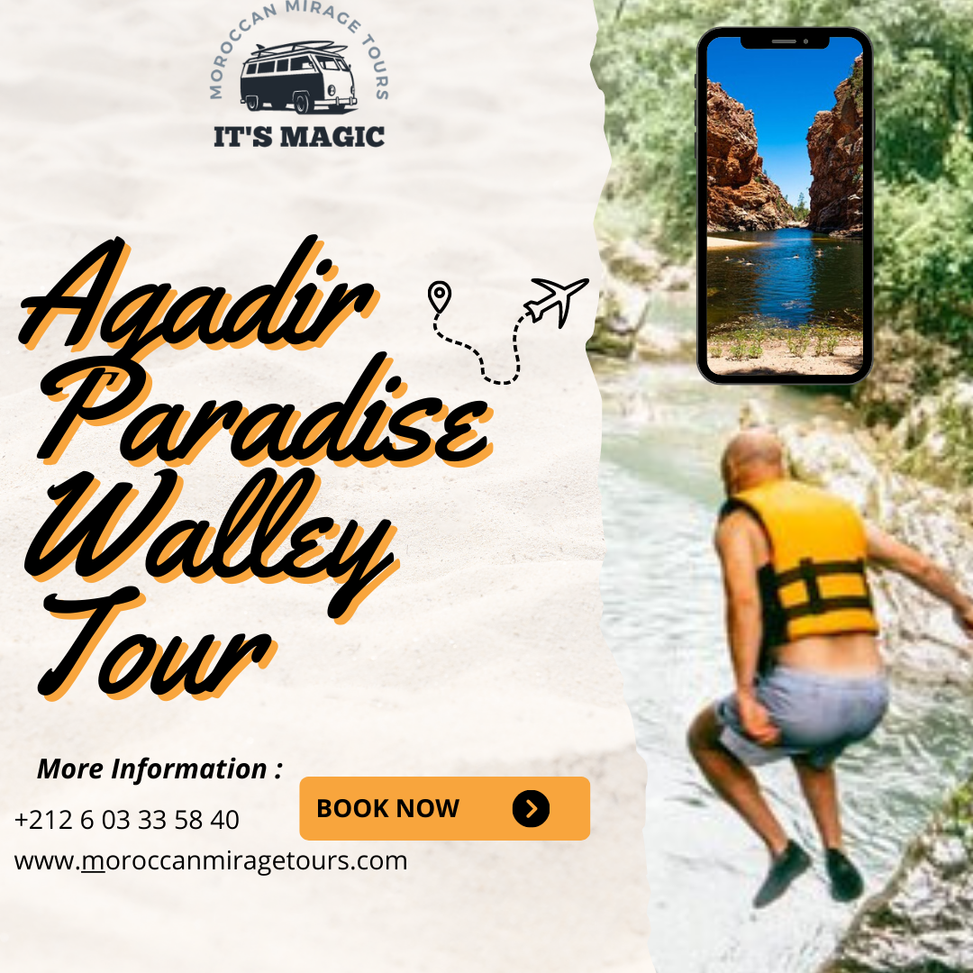 Que Faire à Agadir Avant un bon Massage Taghazout? Orange Modern Tour Travel Promotion Instagram Post - Que Faire à Agadir Avant un bon Massage Taghazout?